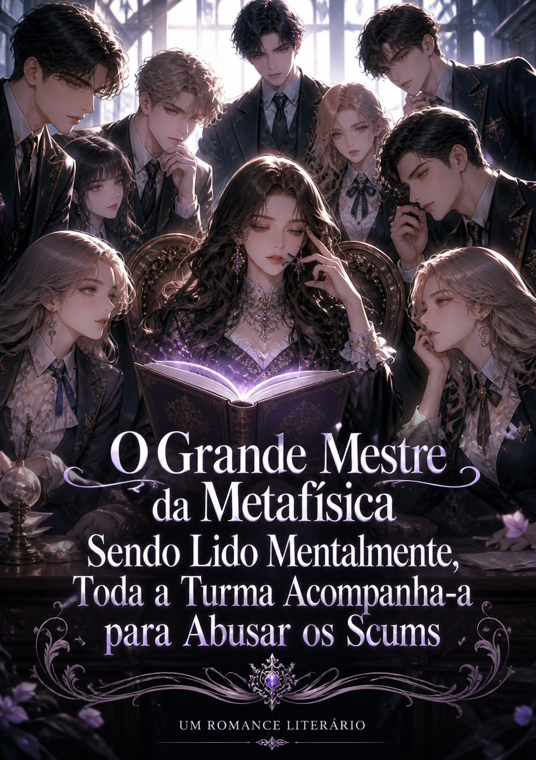 O Grande Mestre da Metafísica Sendo Lido Mentalmente, Toda a Turma Acompanha-a para Abusar os Scums